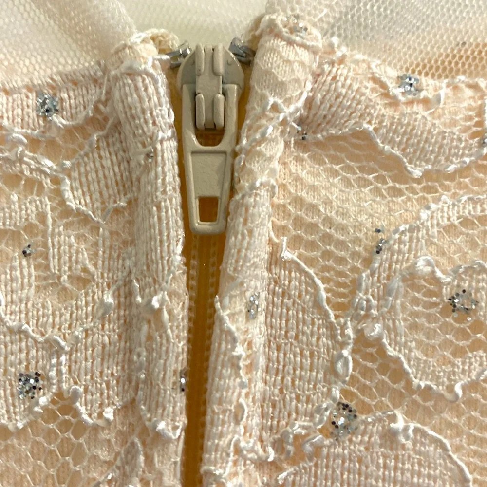 🌺HOST PICK🌺 Speechless Blush Layered Tulle and Lace Dress |Size 14 girls - Picture 9 of 12